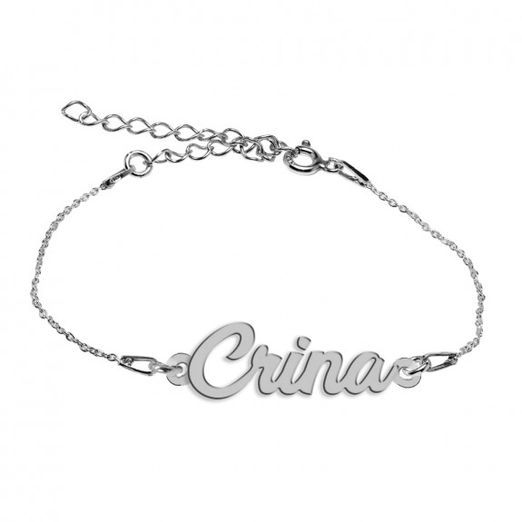 Bratara Argint 925, Nume Crina , BijuBOX, 15 + 3 cm Bratara Argint 925, Nume Crina , BijuBOX, 15 + 3 cm