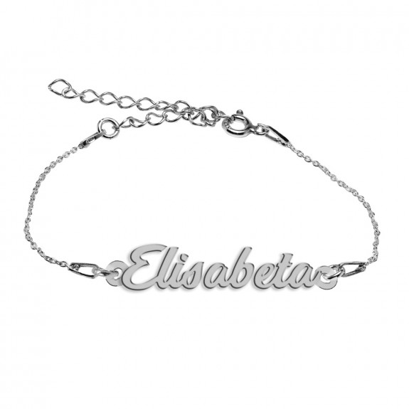 Bratara Argint 925, Nume Elisabeta , BijuBOX, 15 + 3 cm Bratara Argint 925, Nume Elisabeta , BijuBOX, 15 + 3 cm