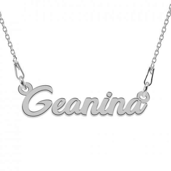 Colier Argint 925, Nume Geanina , 45 cm Colier Argint 925, Nume Geanina , 45 cm
