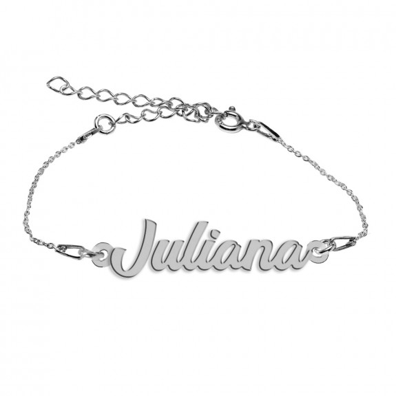 Bratara Argint 925, Nume Juliana , BijuBOX, 15 + 3 cm