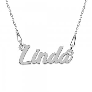 Colier Argint 925, Nume Linda , 45 cm