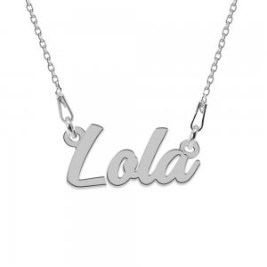 Colier Argint 925, Nume Lola , 45 cm