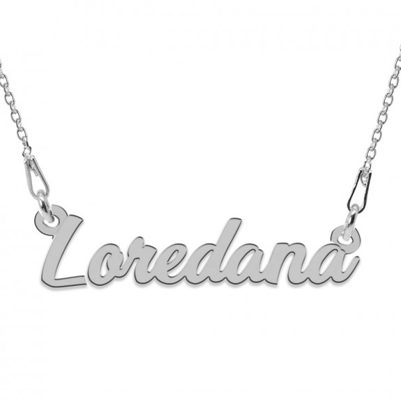 Colier Argint 925, Nume Loredana , 45 cm