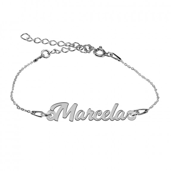 Bratara Argint 925, Nume Marcela , BijuBOX, 15 + 3 cm