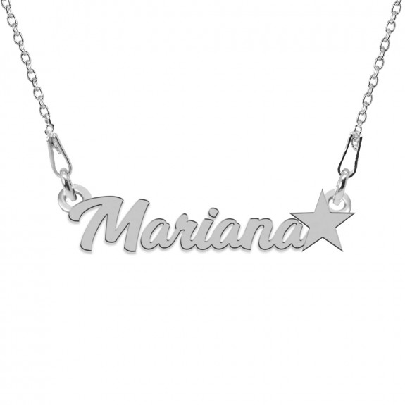 Colier Argint, Steluta, Nume Mariana , 45 cm Colier Argint, Steluta, Nume Mariana , 45 cm