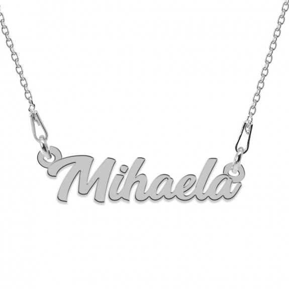 Colier Argint 925, Nume Mihaela , 45 cm