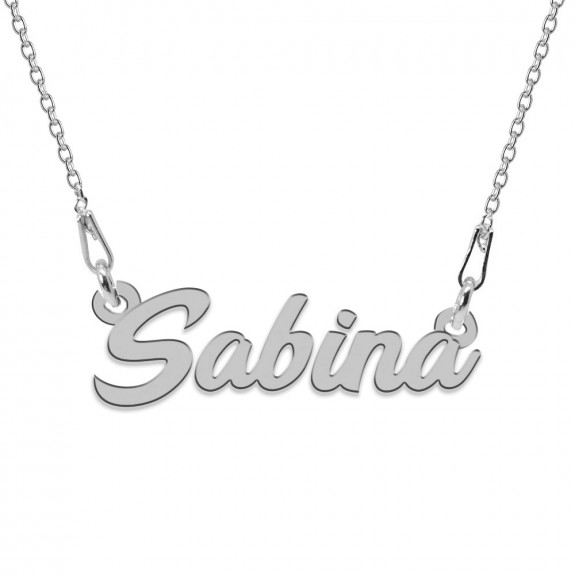 Colier Argint 925, Nume Sabina , 45 cm