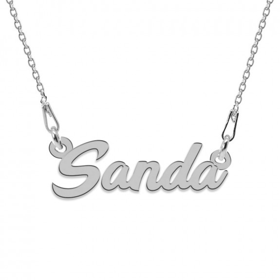 Colier Argint 925, Nume Sanda , 45 cm