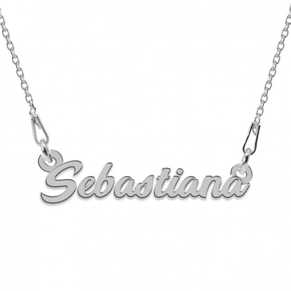 Colier Argint 925, Nume Sebastiana , 45 cm