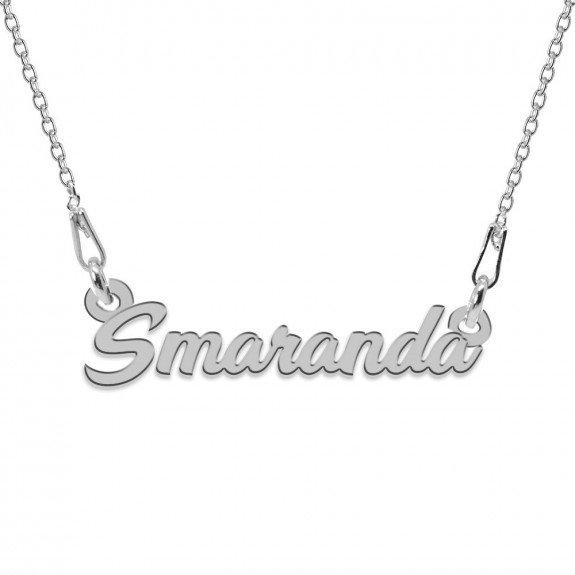 Colier Argint 925, Nume Smaranda , 45 cm