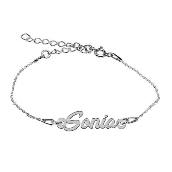 Bratara Argint 925, Nume Sonia , BijuBOX, 15 + 3 cm