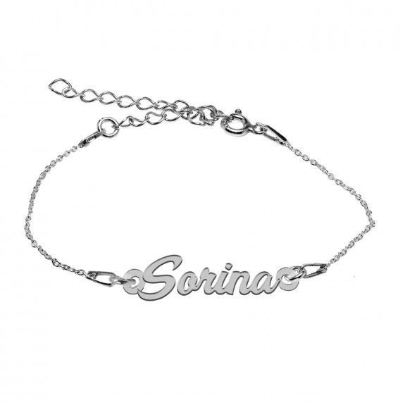Bratara Argint 925, Nume Sorina , BijuBOX, 15 + 3 cm