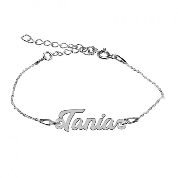 Bratara Argint 925, Nume Tania , BijuBOX, 15 + 3 cm