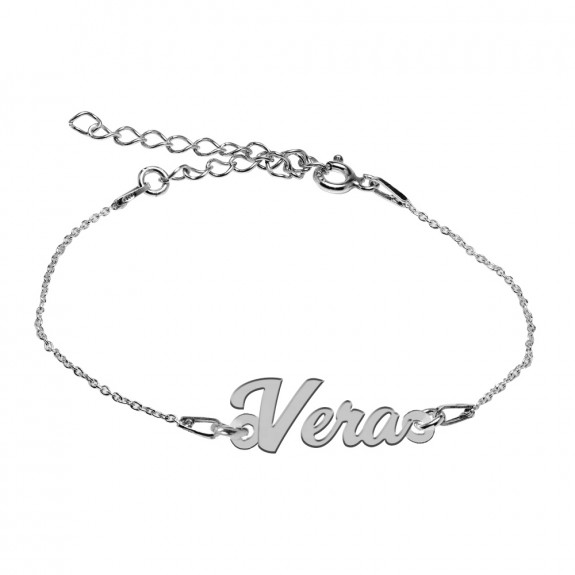 Bratara Argint 925, Nume Vera , BijuBOX, 15 + 3 cm