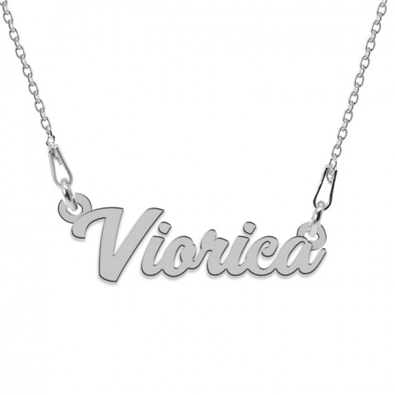 Colier Argint 925, Nume Viorica , 45 cm