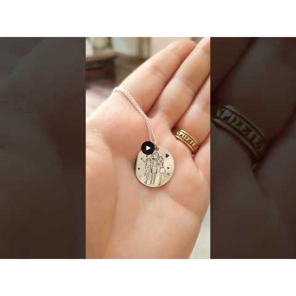 Sisters - Colier din argint pentru surori - Banut