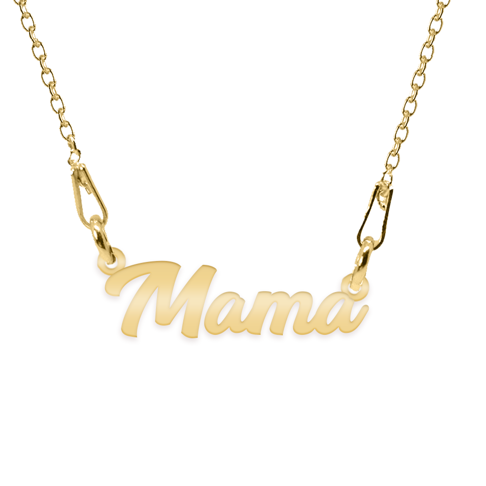 Mommy - Colier personalizat din argint 925 placat cu aur 24K