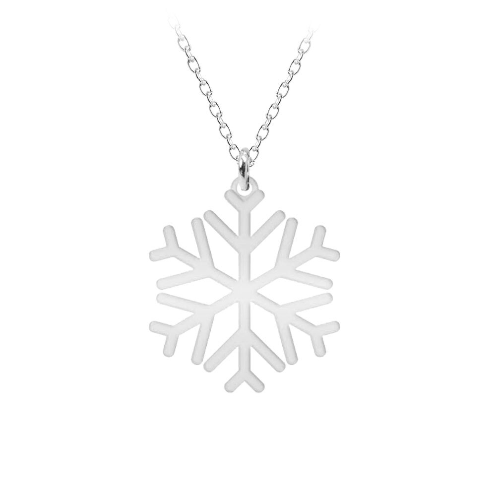 Snowflake – Colier personalizat argint 925 cu pandantiv Fulg